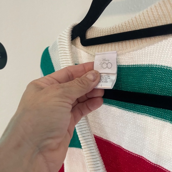 Mickey striped sweater 100 year anniversary - Picture 2 of 3